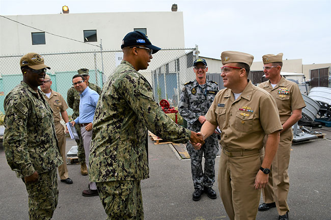 Rear Admiral Anderson Visit